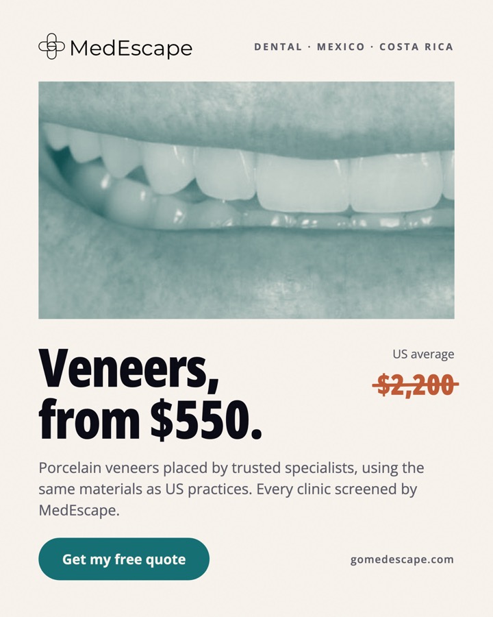 MedEscape Meta ad: Veneers from $550