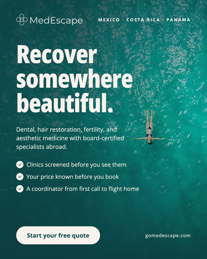 MedEscape Meta ad, Recover somewhere beautiful